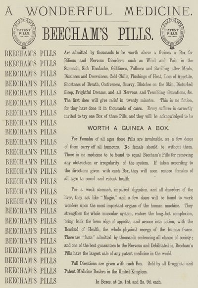 Advertisement, Beecham