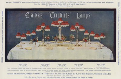 Advertisement, Clarke