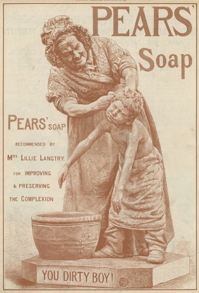 Advertisement for Pears Soap by English School