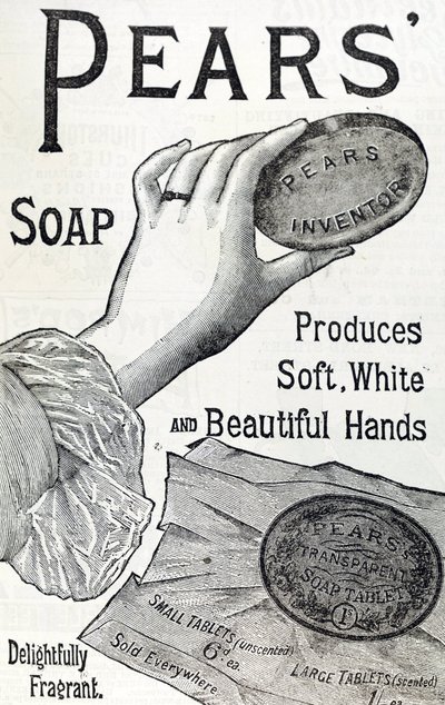 Advertisement for Pears