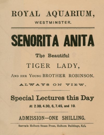Advertisement for Senorita Anita by English School