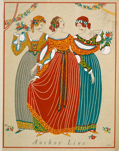 Advertisement for the Anchor Line Steamship Company by English School