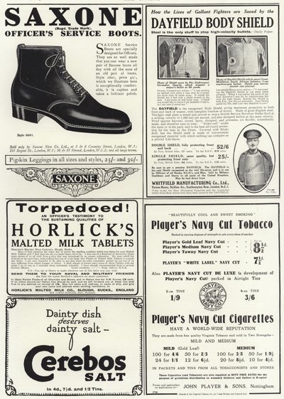Advertising Spread from The Sphere by English School
