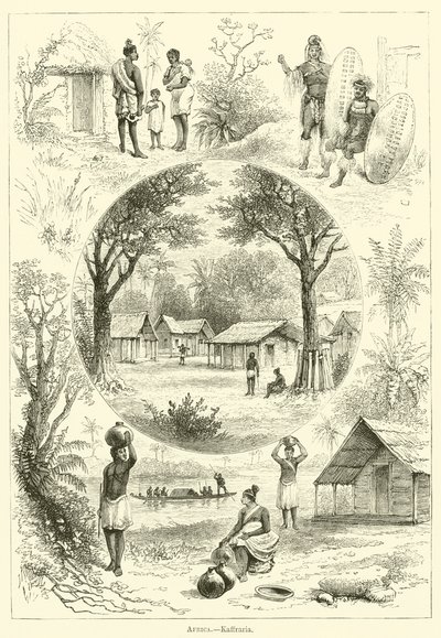 Africa, Kaffraria by English School