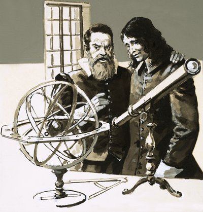 After many difficulties, John Milton finally managed to meet Galileo by English School