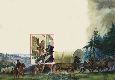 After the War of American Independence by English School
