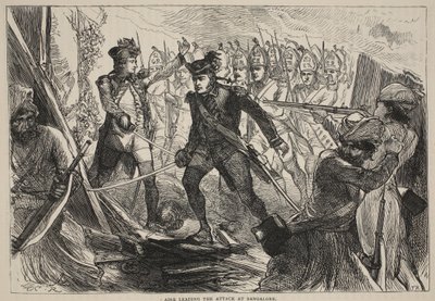 Aire Leading the Attack at Bangalore, Illustration from Cassell