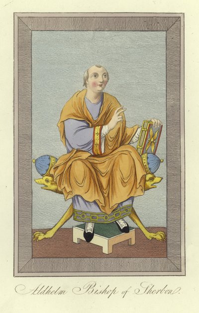 Aldhelm, Bishop of Sherborne by English School