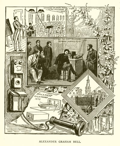 Alexander Graham Bell by English School
