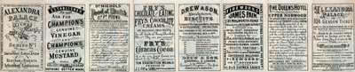 Alexandra Palace - Advertisements on Back of Brochure by English School