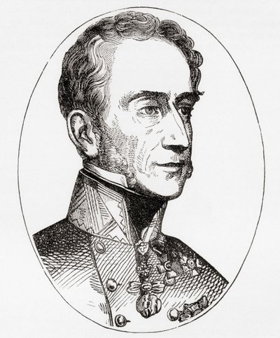 Alfred Candidus Ferdinand, Prince of Windisch-Gratz, Field Marshal in the Austrian army, from Ward and Lock