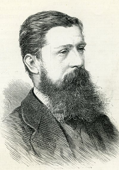 Alfred Pizzey Newton from the Illustrated London news 1883 by English School
