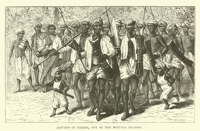 Alfuros of Gilolo, One of the Molucca Islands by English School