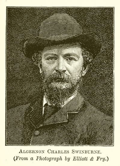 Algernon Charles Swinburne by English School