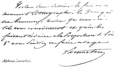 Alphonse Lamartine by English School