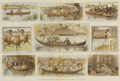 Amateur Photography on the Thames by English School