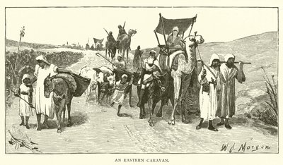 An Eastern Caravan by English School