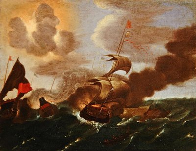 An Incident in the Anglo-Spanish War by English School