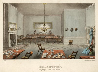 An Inn at Midnight; company tired and retired by English School