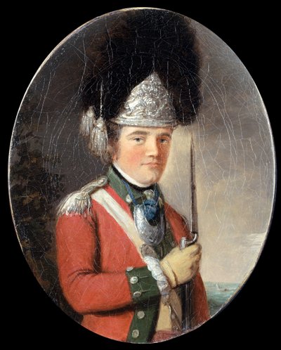 An Officer of the Grenadier Company, 63rd Regiment of Foot by English School