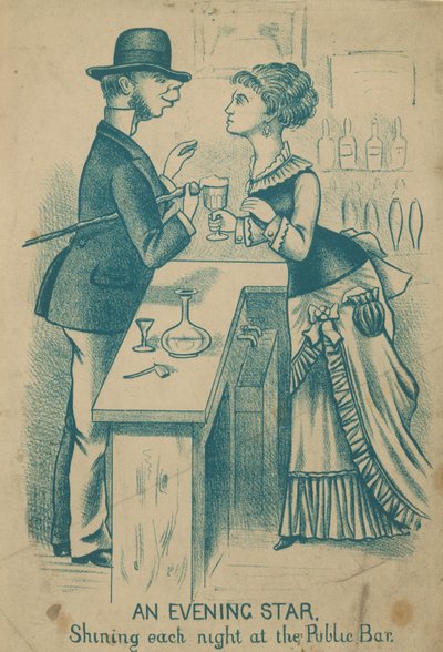 An evening star, shining each night at the public bar by English School