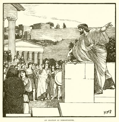 An Oration of Demosthenes by English School