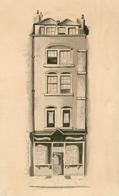 18 Strand, Westminster, London, birthplace of Charles Matthews, comedian by English School