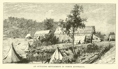 An Outlying Settlement in North Australia by English School