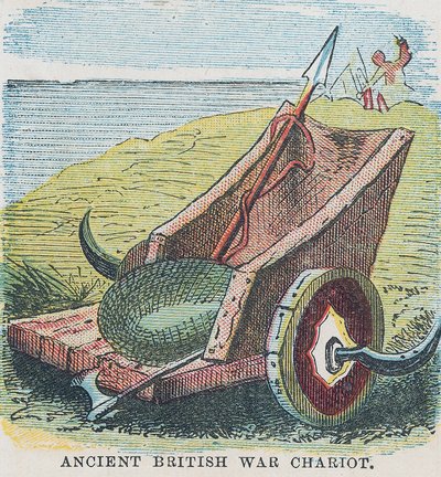 Ancient British War Chariot by English School