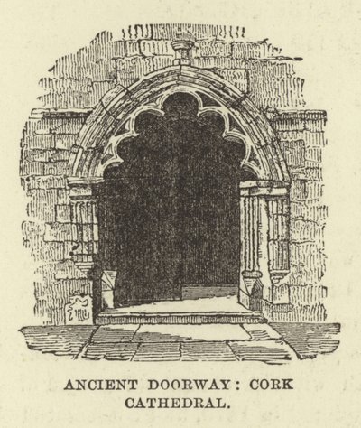 Ancient Doorway, Cork Cathedral by English School