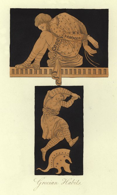 Ancient Greek Costumes by English School