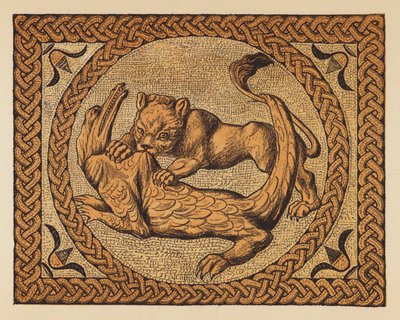 Ancient Rome: Lion and Crocodile by English School