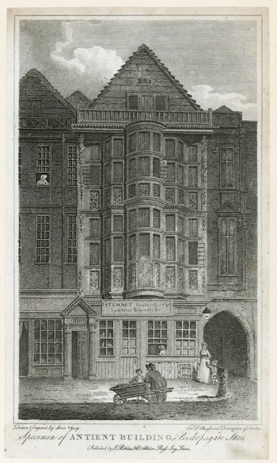 Ancient Building in Bishopsgate Street by English School