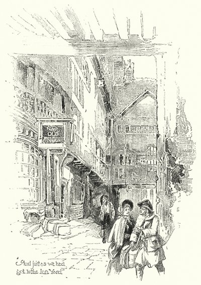 And just as we had got to the Inn Yard by English School
