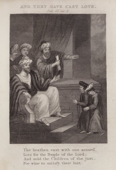 And They Have Cast Lots, Joel 3:3 by English School