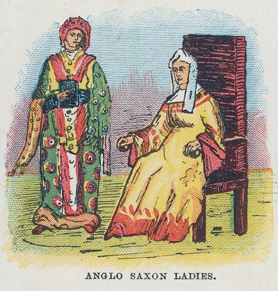 Anglo Saxon Ladies by English School