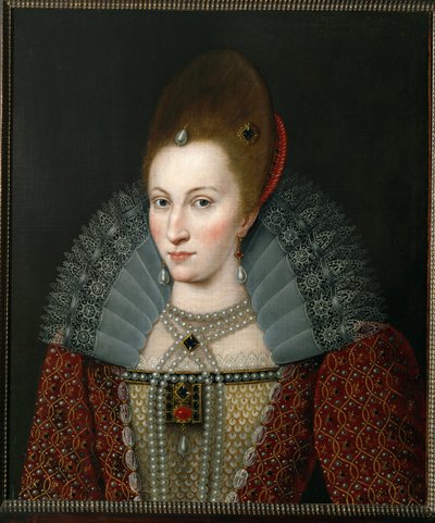 Anne of Denmark, Queen of England, wife of James I of England by English School