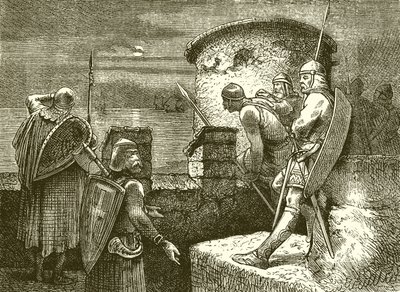 Approach of the Hostile Norman Fleet by English School