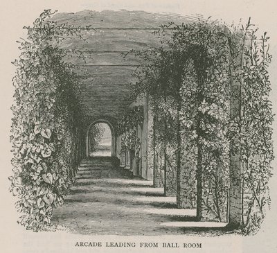 Arcade Leading to Ball Room, Holland House by English School