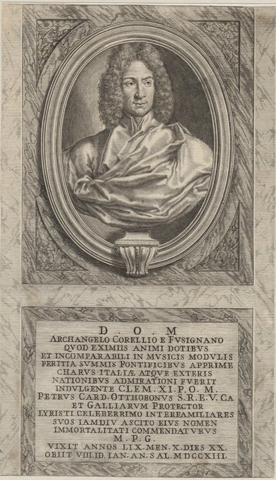 Arcangelo Corelli, c.1715 by English School