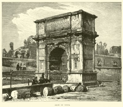 Arch of Titus by English School
