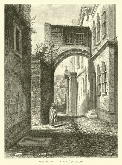 Arch of the Ecce Homo, Jerusalem by English School