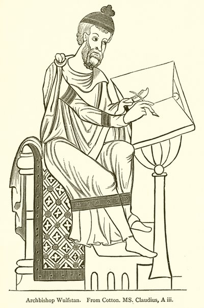 Archbishop Wulfstan by English School