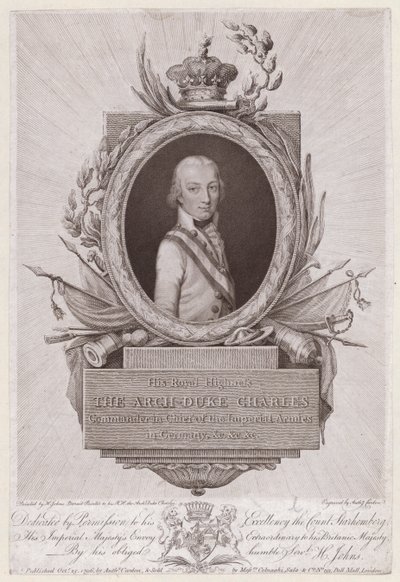 Archduke Charles, Duke of Teschen, Austrian soldier by English School