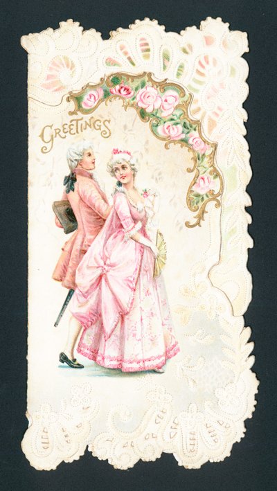Aristocratic couple by English School