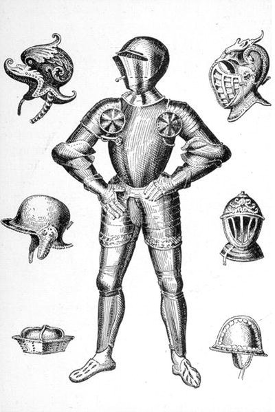 Armour and Helmets of the 15th century by English School