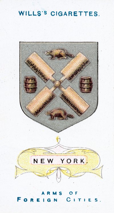 Arms of New York by English School