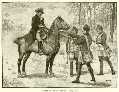 Arrest of Major Andre by English School