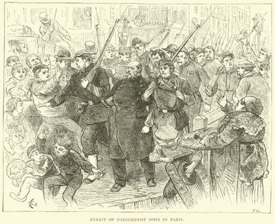 Arrest of Napoleonist spies in Paris by English School