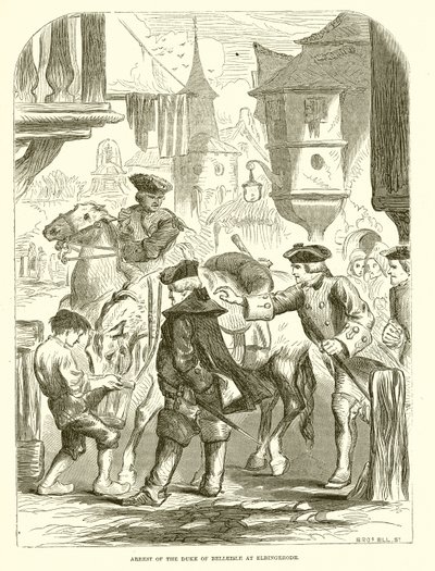 Arrest of the Duke of Belleisle at Elbingerode by English School